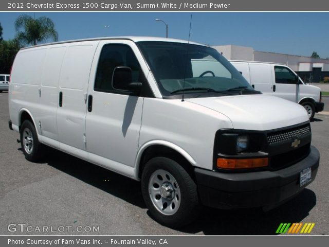 2012 Chevrolet Express 1500 Cargo Van in Summit White