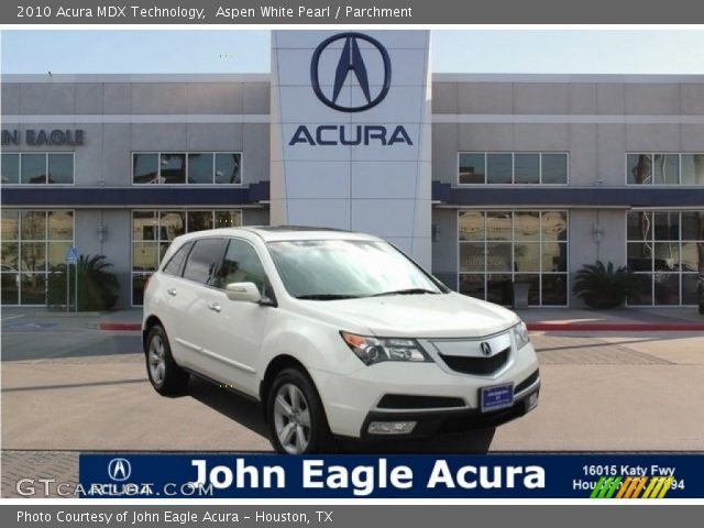 2010 Acura MDX Technology in Aspen White Pearl
