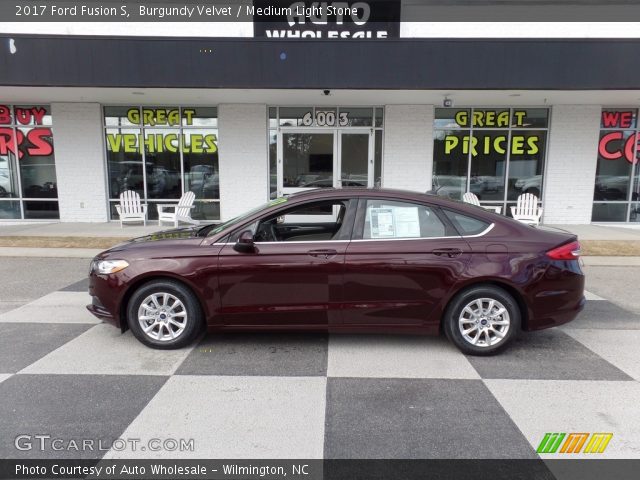 2017 Ford Fusion S in Burgundy Velvet