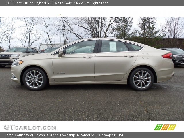 2017 Ford Fusion Hybrid SE in White Gold