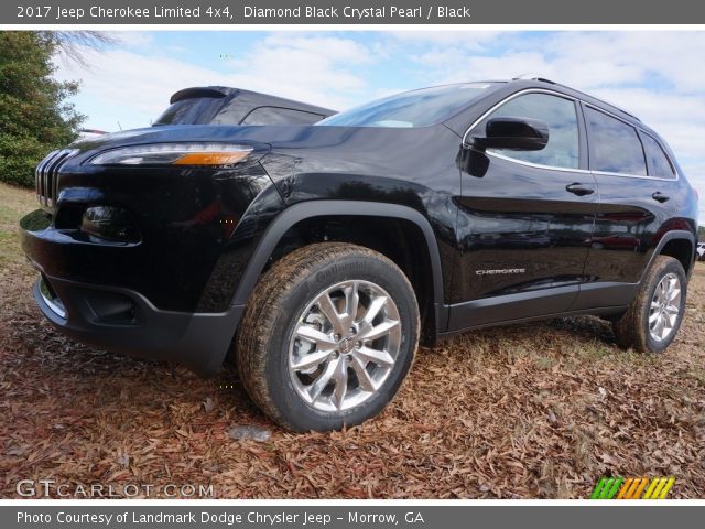 2017 Jeep Cherokee Limited 4x4 in Diamond Black Crystal Pearl