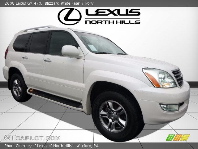 2008 Lexus GX 470 in Blizzard White Pearl