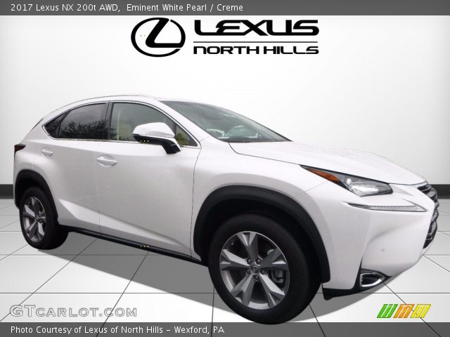 2017 Lexus NX 200t AWD in Eminent White Pearl