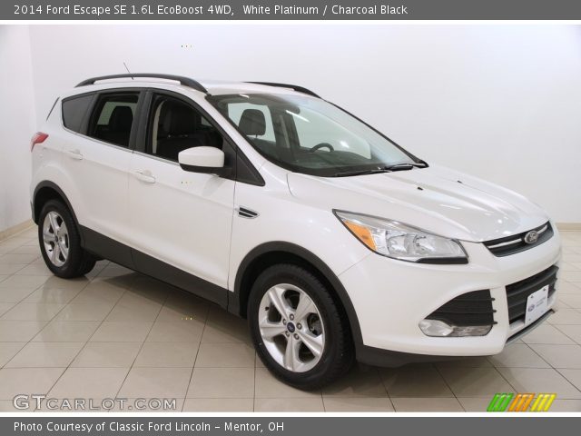 2014 Ford Escape SE 1.6L EcoBoost 4WD in White Platinum