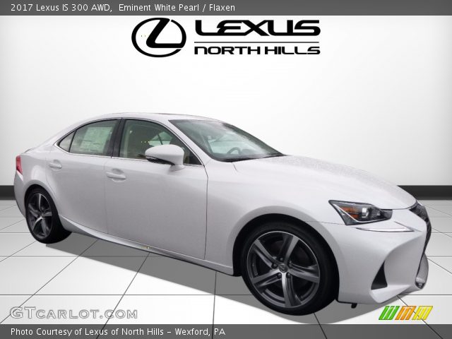 2017 Lexus IS 300 AWD in Eminent White Pearl