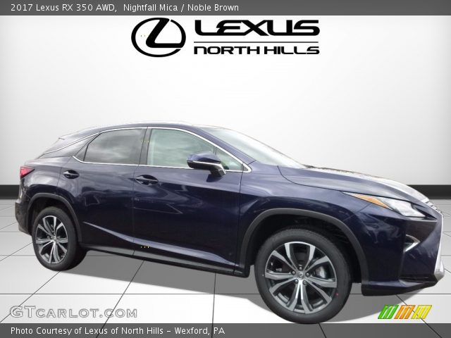 Nightfall Mica 2017 Lexus Rx 350 Awd Noble Brown