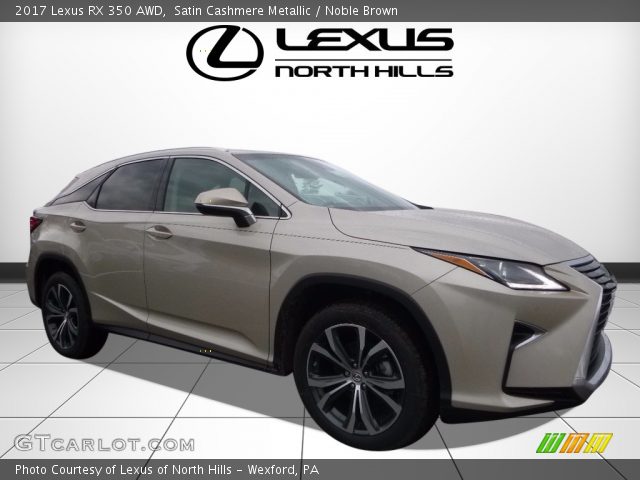 2017 Lexus RX 350 AWD in Satin Cashmere Metallic