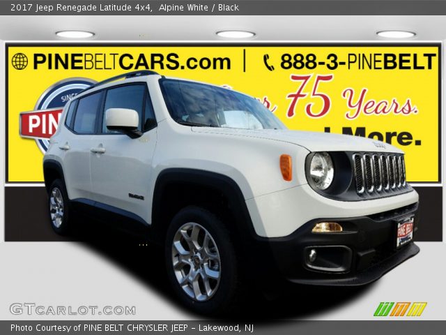 2017 Jeep Renegade Latitude 4x4 in Alpine White