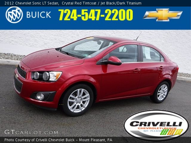 2012 Chevrolet Sonic LT Sedan in Crystal Red Tintcoat