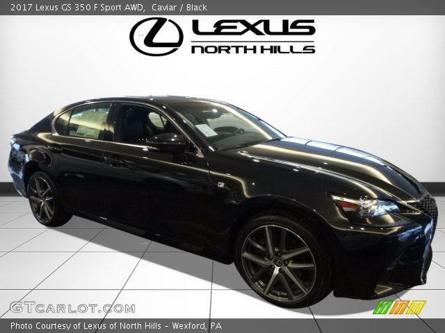 2017 Lexus GS 350 F Sport AWD in Caviar