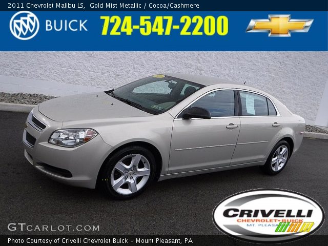 2011 Chevrolet Malibu LS in Gold Mist Metallic