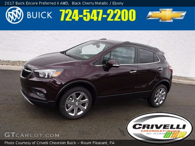 2017 Buick Encore Preferred II AWD in Black Cherry Metallic