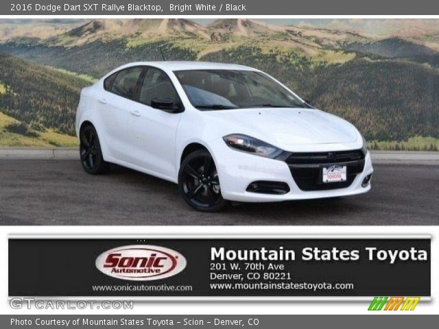 2016 Dodge Dart SXT Rallye Blacktop in Bright White