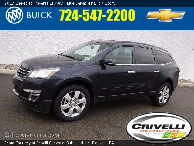 2017 Chevrolet Traverse LT AWD in Blue Velvet Metallic
