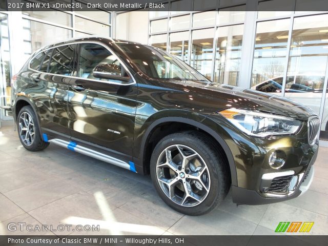 2017 BMW X1 xDrive28i in Dark Olive Metallic