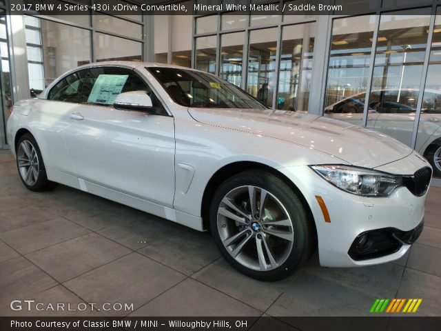 2017 BMW 4 Series 430i xDrive Convertible in Mineral White Metallic