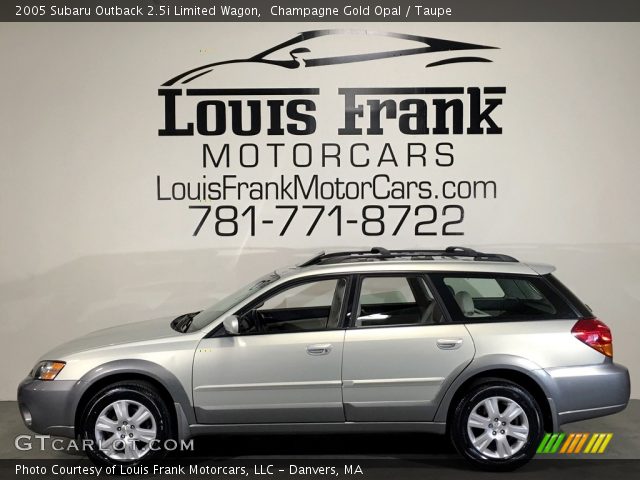 2005 Subaru Outback 2.5i Limited Wagon in Champagne Gold Opal