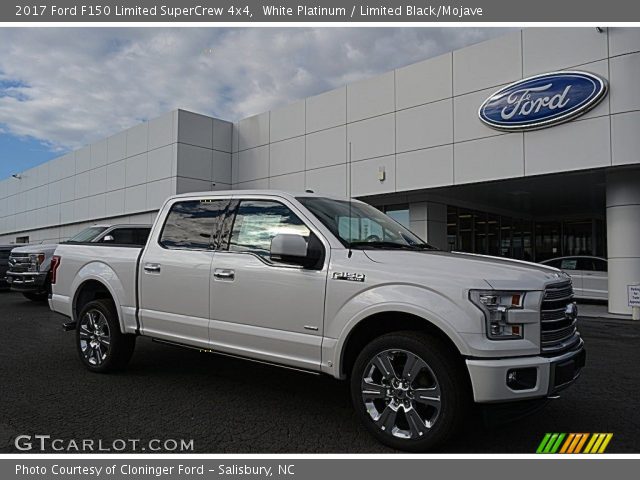 2017 Ford F150 Limited SuperCrew 4x4 in White Platinum