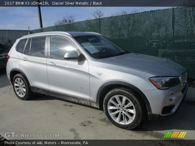 2017 BMW X3 xDrive28i in Glacier Silver Metallic