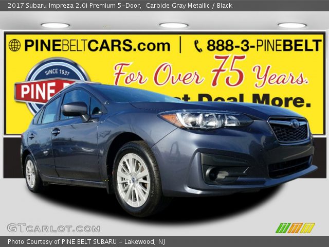 2017 Subaru Impreza 2.0i Premium 5-Door in Carbide Gray Metallic