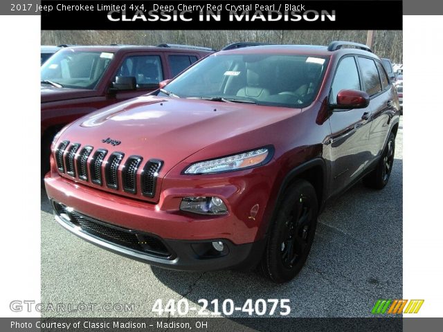 2017 Jeep Cherokee Limited 4x4 in Deep Cherry Red Crystal Pearl