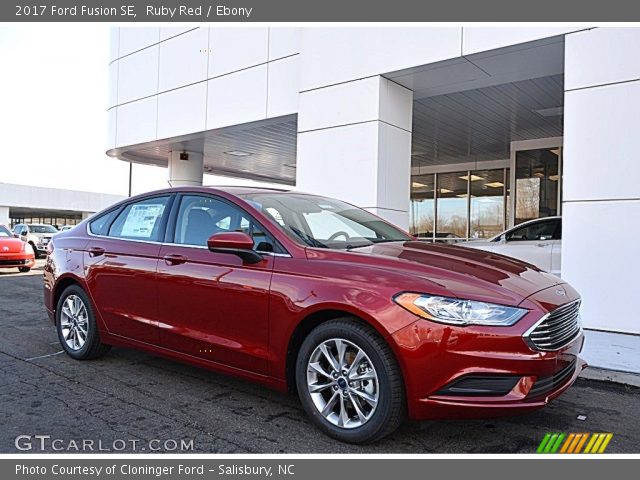2017 Ford Fusion SE in Ruby Red