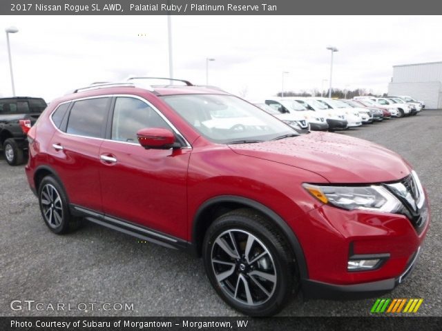 2017 Nissan Rogue SL AWD in Palatial Ruby