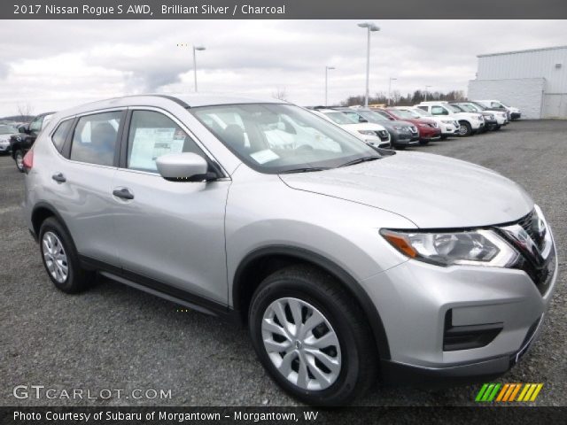 2017 Nissan Rogue S AWD in Brilliant Silver