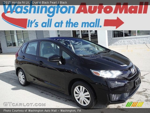 2015 Honda Fit LX in Crystal Black Pearl