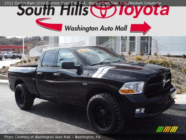 2012 Dodge Ram 1500 Express Quad Cab 4x4 in Black