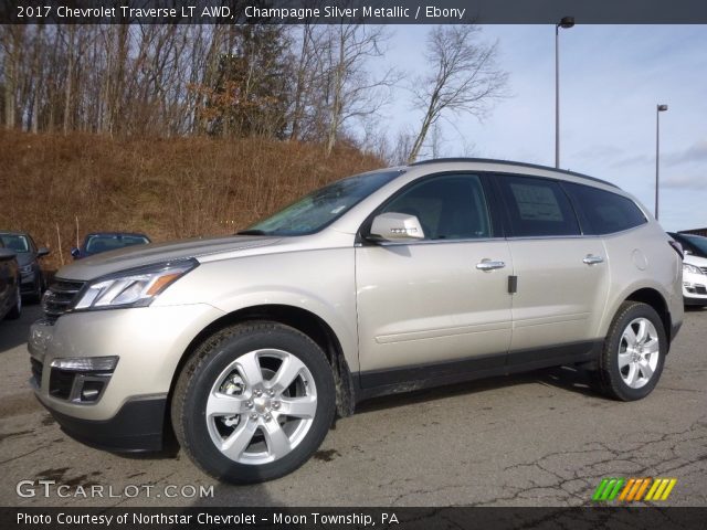 2017 Chevrolet Traverse LT AWD in Champagne Silver Metallic