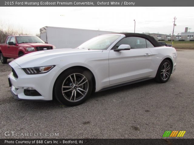 2015 Ford Mustang EcoBoost Premium Convertible in Oxford White