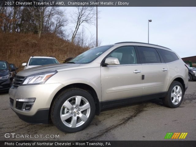 2017 Chevrolet Traverse LT AWD in Champagne Silver Metallic