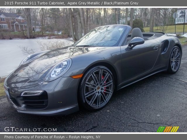 2015 Porsche 911 Turbo Cabriolet in Agate Grey Metallic