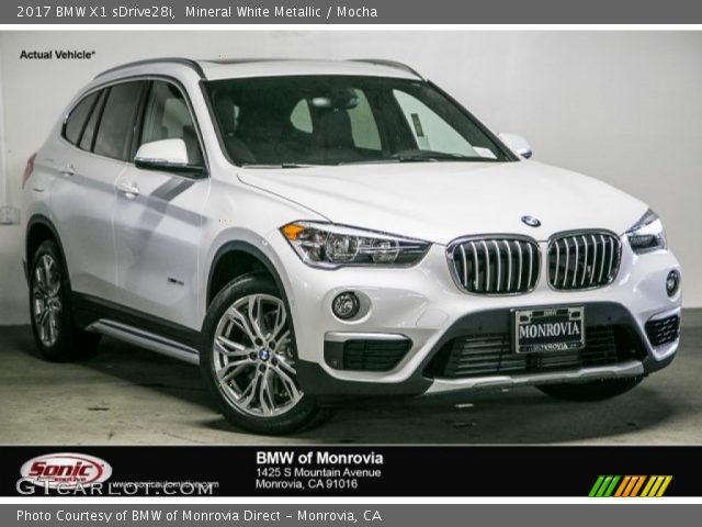 2017 BMW X1 sDrive28i in Mineral White Metallic