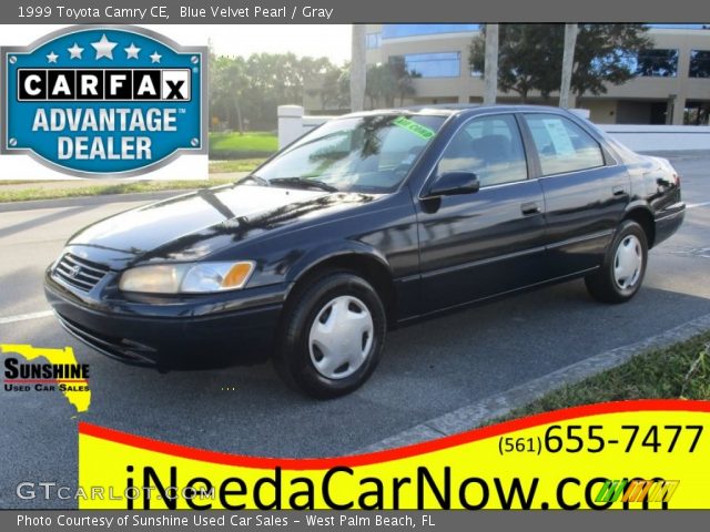 1999 Toyota Camry CE in Blue Velvet Pearl