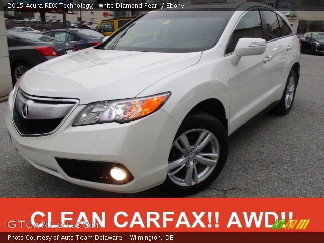 2015 Acura RDX Technology in White Diamond Pearl