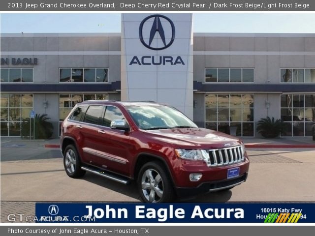 2013 Jeep Grand Cherokee Overland in Deep Cherry Red Crystal Pearl