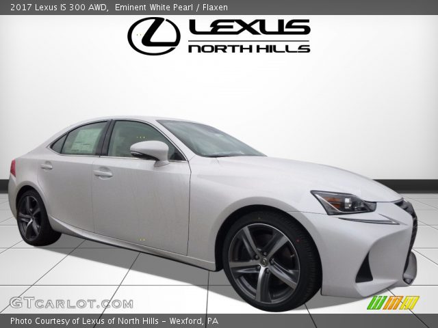 2017 Lexus IS 300 AWD in Eminent White Pearl