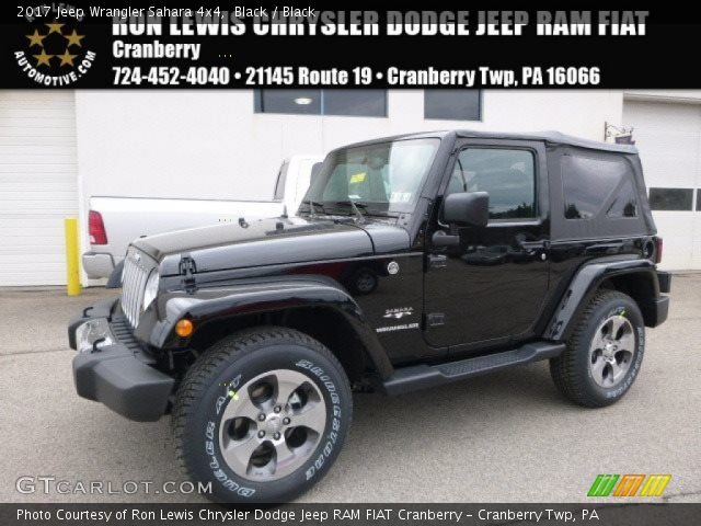 2017 Jeep Wrangler Sahara 4x4 in Black