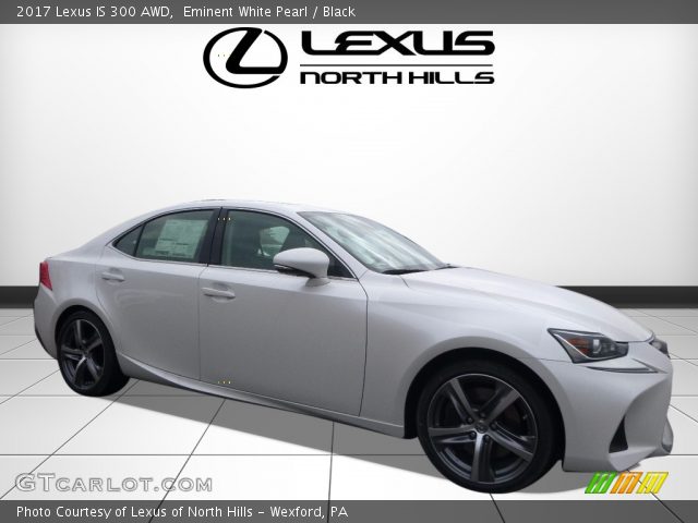 2017 Lexus IS 300 AWD in Eminent White Pearl