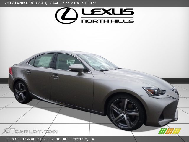 2017 Lexus IS 300 AWD in Silver Lining Metallic
