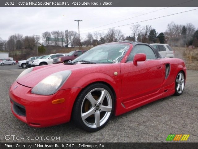 2002 Toyota MR2 Spyder Roadster in Absolutely Red