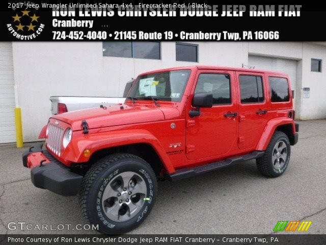 2017 Jeep Wrangler Unlimited Sahara 4x4 in Firecracker Red