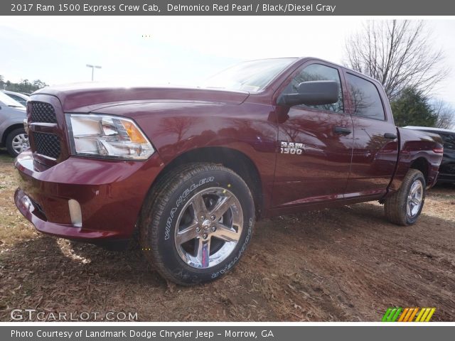 2017 Ram 1500 Express Crew Cab in Delmonico Red Pearl