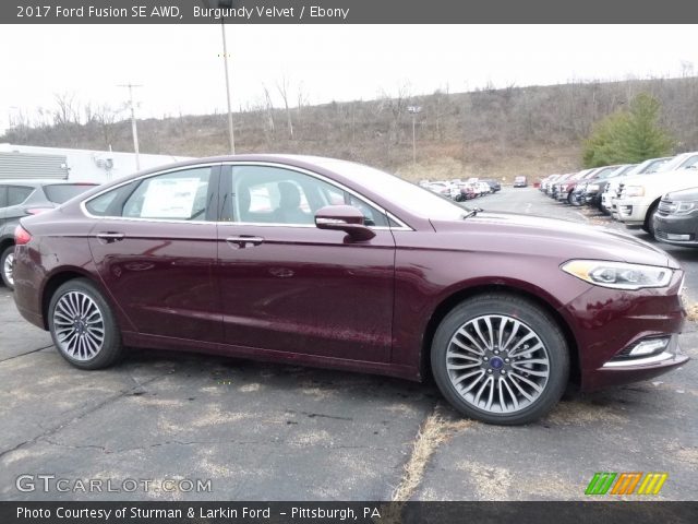 2017 Ford Fusion SE AWD in Burgundy Velvet