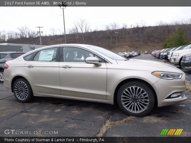 2017 Ford Fusion SE AWD in White Gold