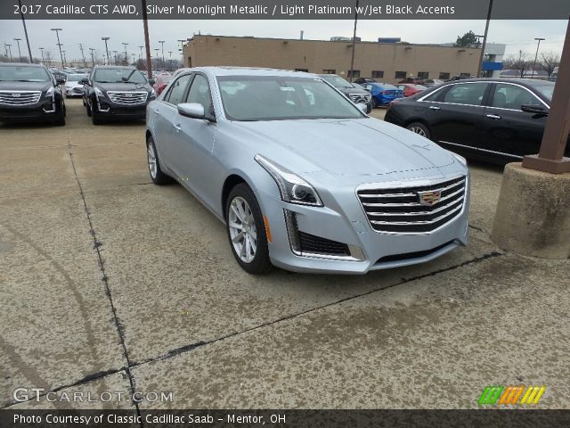 2017 Cadillac CTS AWD in Silver Moonlight Metallic