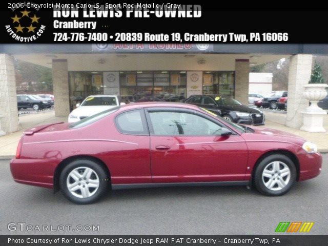 2006 Chevrolet Monte Carlo LS in Sport Red Metallic