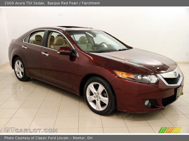2009 Acura TSX Sedan in Basque Red Pearl